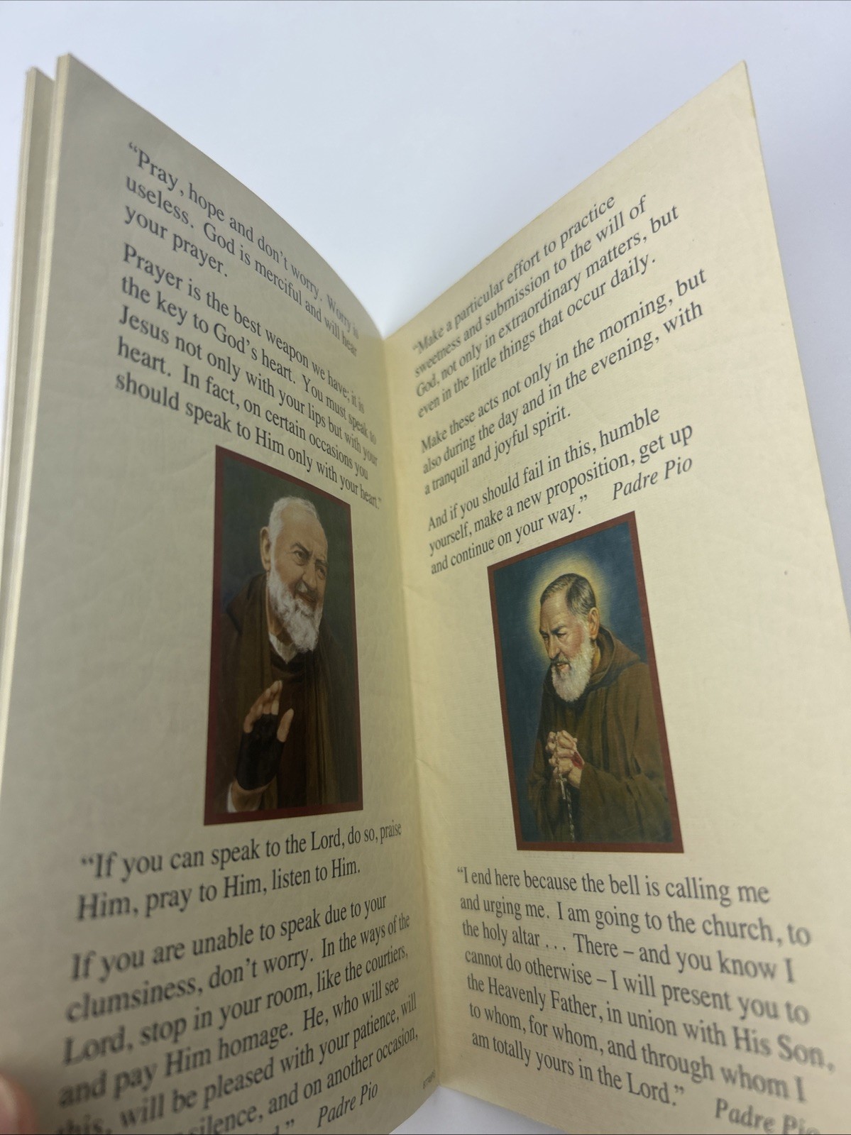 Vintage Lot Of 2 My Saint Pio Prayer Book Prayers from Padre Pio Foundation