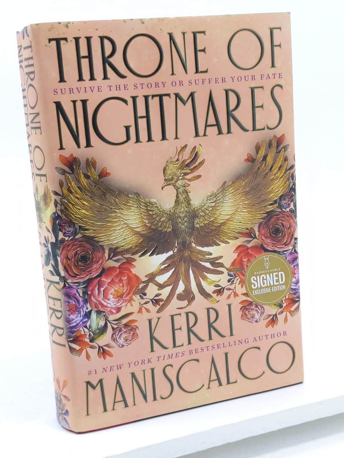 Throne of Nightmares by Kerri Maniscalco Signed B&N Exclusive Edition Hardcover