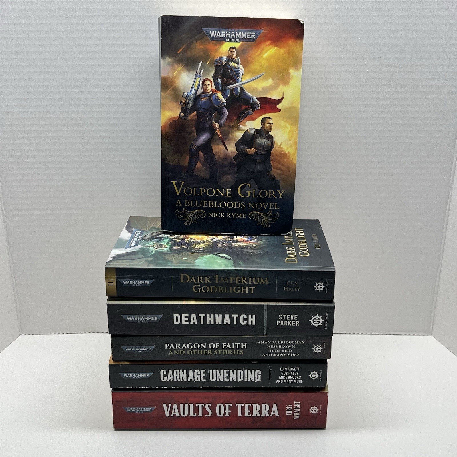 Warhammer 40,000 Black Library Novel Paperback 6 Book Lot, Volpone Glory +