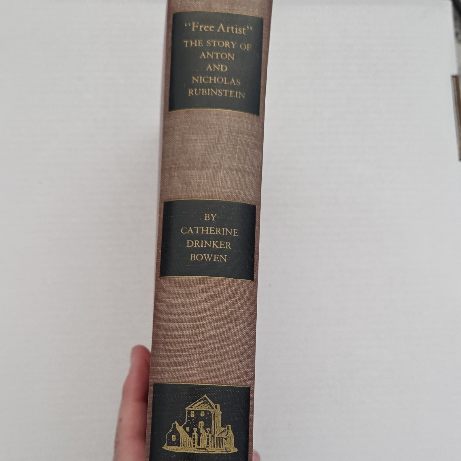 Free Artist Rubinstein Catherine Drinker Bowen Hardcover Random House 1939