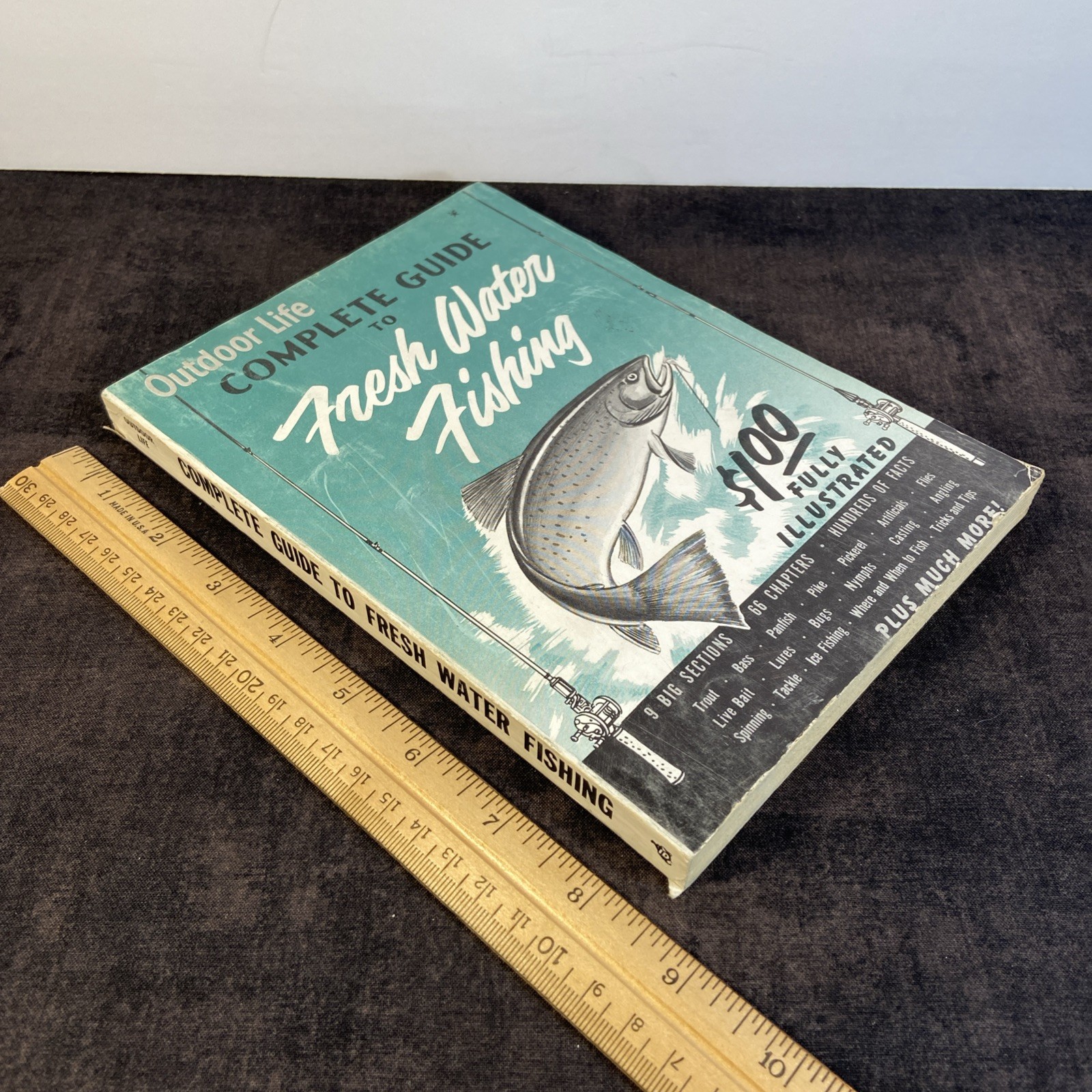 Outdoor Life -Complete Guide To Fresh Water Fishing-1952 First Edition-250 Pages