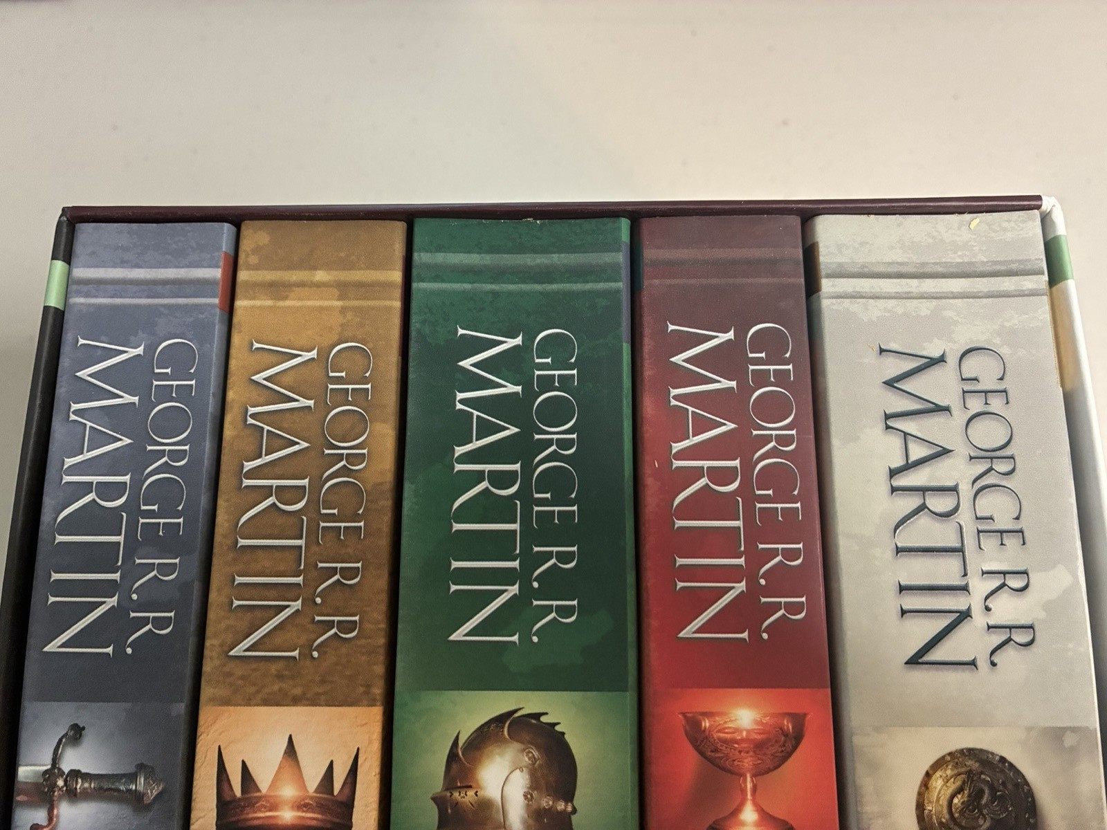 Game of Thrones: A Song of Ice and Fire 5 Book Box Set, by George R.R. Martin NM
