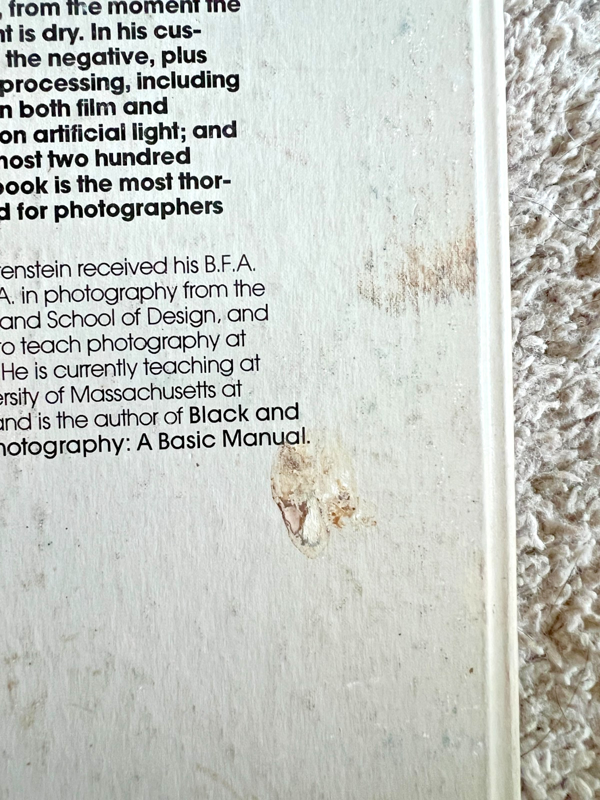 A Technical Manual Beyond Basic Photography, Henry Horenstein 1977 Hardcover