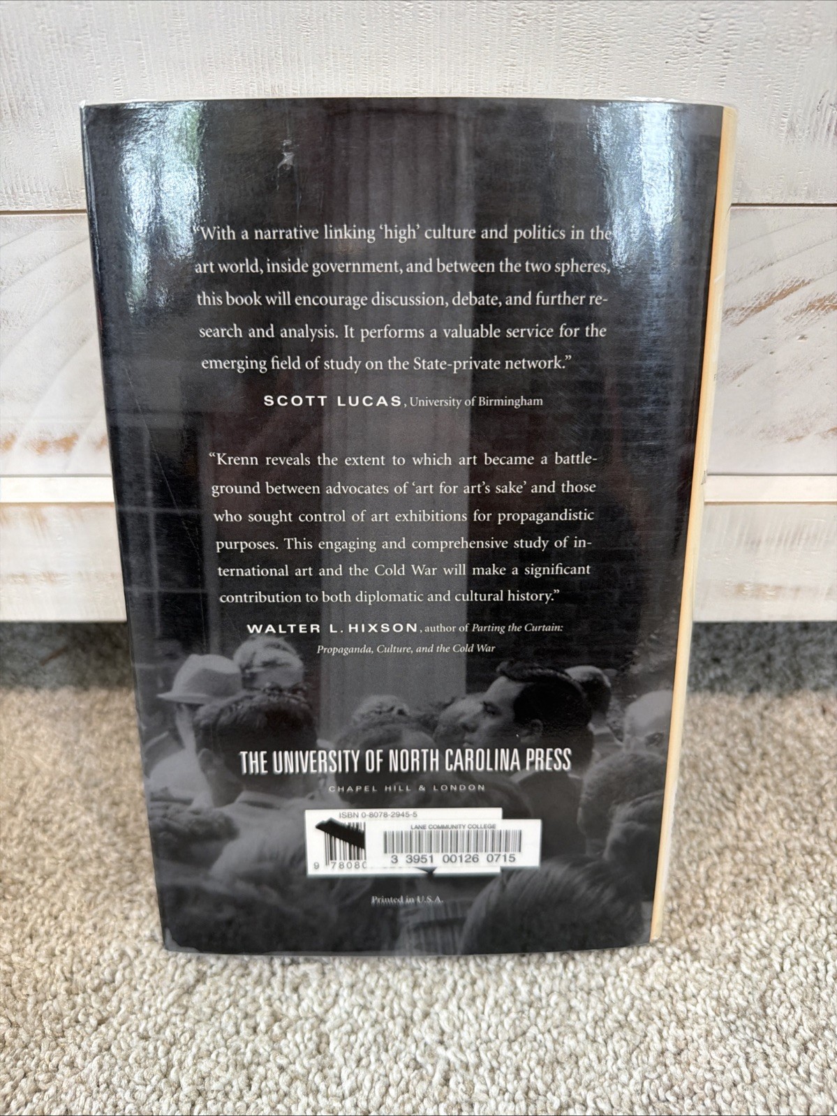 FALL-OUT SHELTERS FOR THE HUMAN SPIRIT: AMERICAN ART AND By Michael L. Krenn VG+