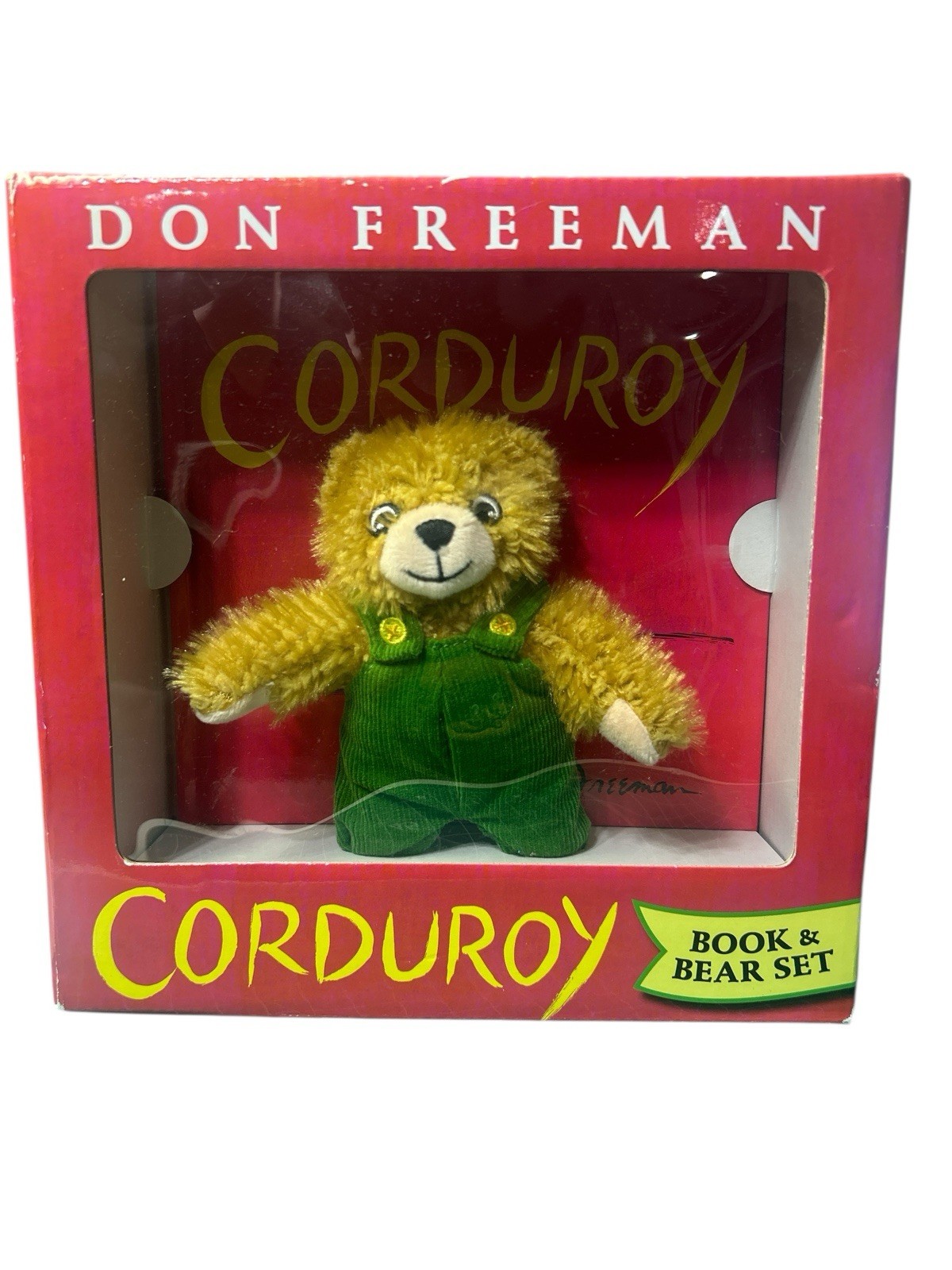 CORDUROY HC BOOK AND PLUSH BEAR SET DON FREEMAN IN BOX 2008