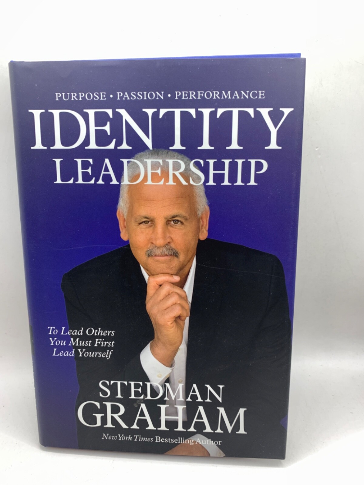 Identity Leadership by Stedman Graham SIGNED 1st Edition Hardcover