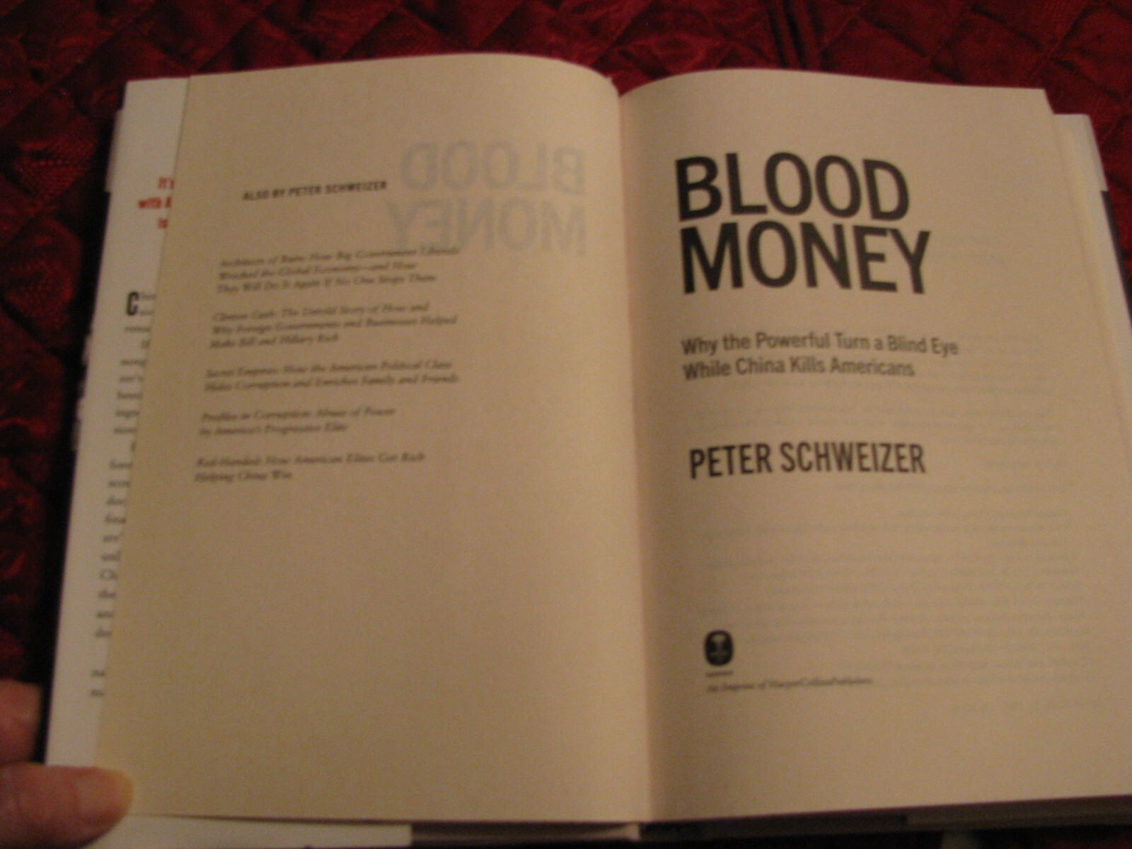 Blood Money: Why the Powerful Turn a Blind Eye While China Kills Americans -…