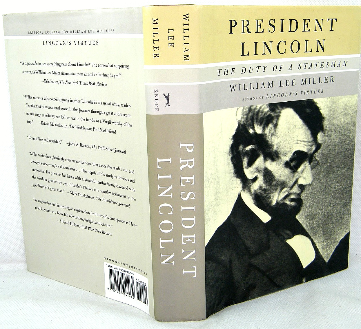 President Lincoln: The Duty Of A Statesman William Lee Miller 2008 ‘FLAT SIGNED