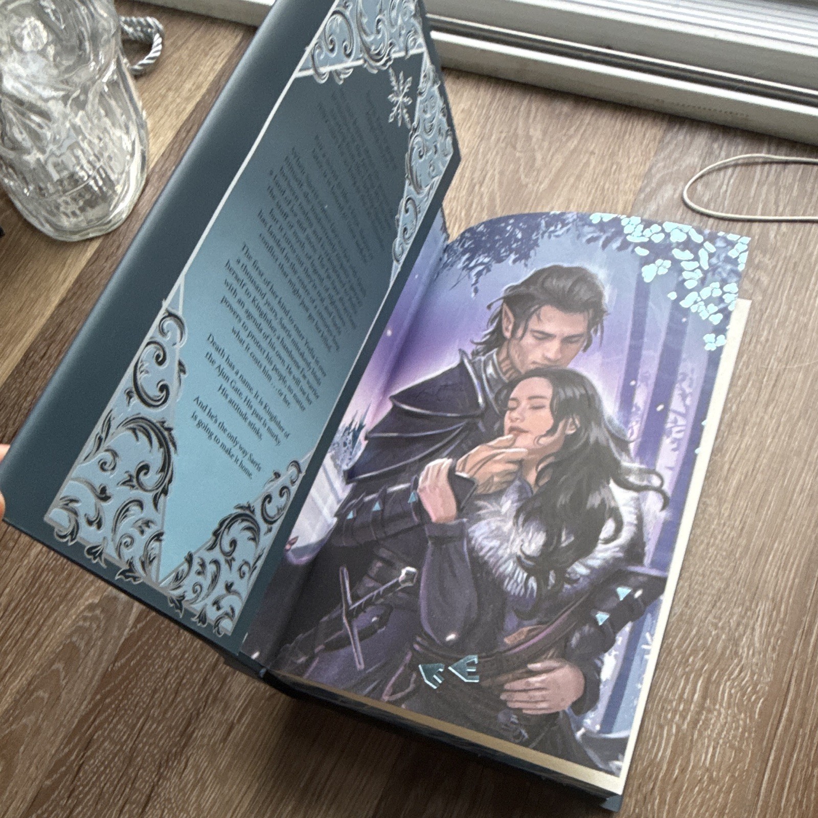 Quicksilver Lilac Library by Callie Hart w/ Sprayed Edges