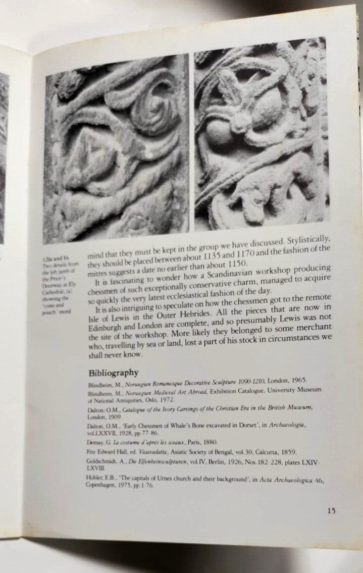 THE LEWIS CHESSMEN BY MICHAEL TAYLOR (PAMPHLET-BRITISH MUSEUM 1978