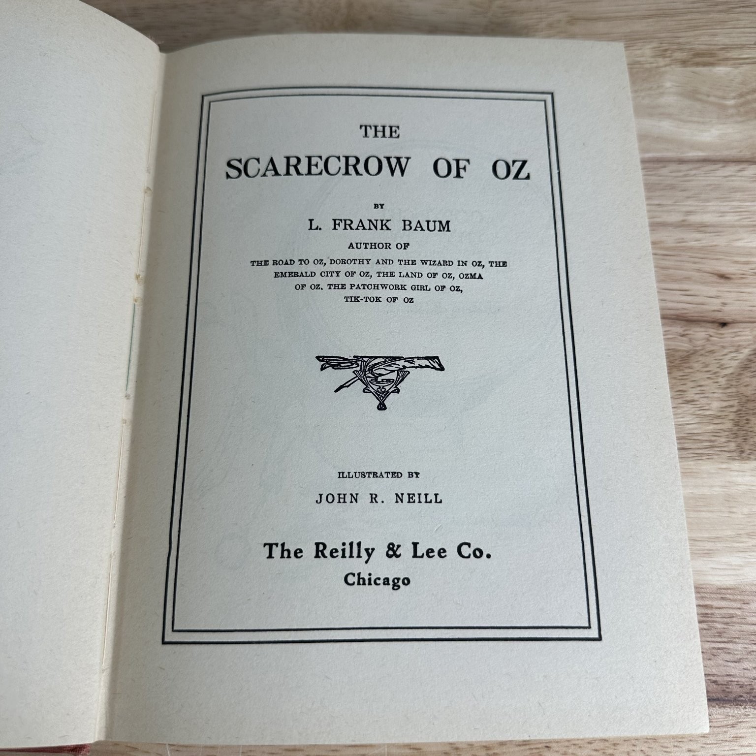 The Scarecrow of Oz L. Frank Baum 1915 First Edition John R. Neill Illustrated