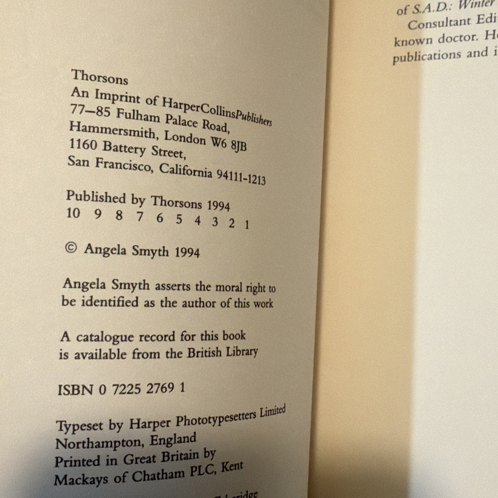 Gentle Medicine – Thorsons Concise Encyclopaedia Of Natural Health Angela Smyth
