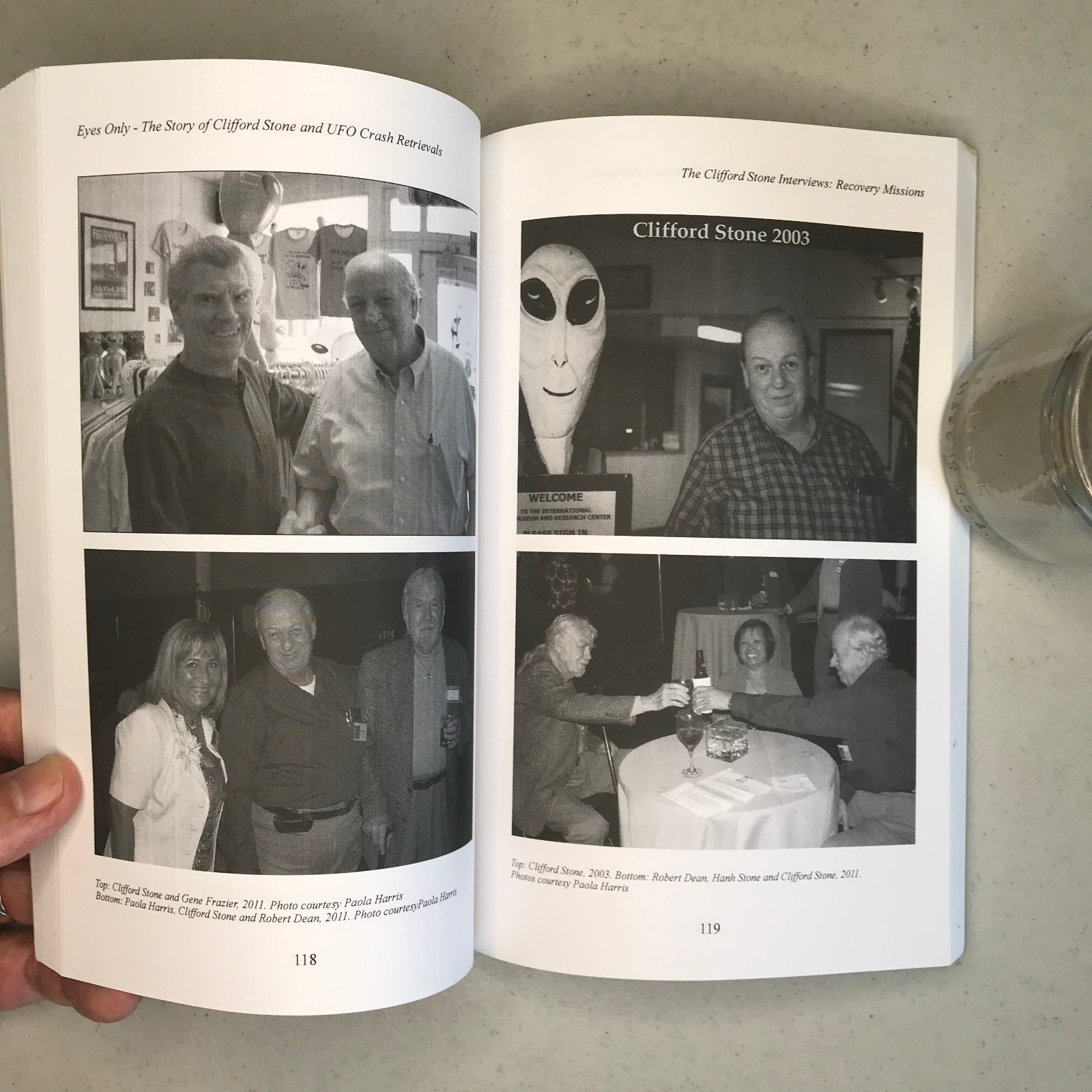 “Eyes Only” Clifford Stone UFO Crash Retrievals Paperback 2011 – 223 Pages