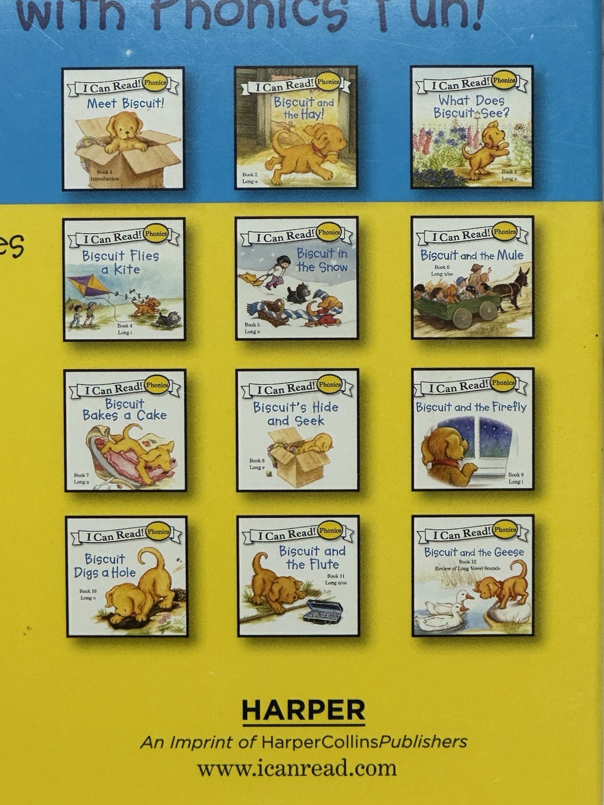 BISQUIT I Can Read Phonics MORE Phonics Fun 12 Book Set NEW