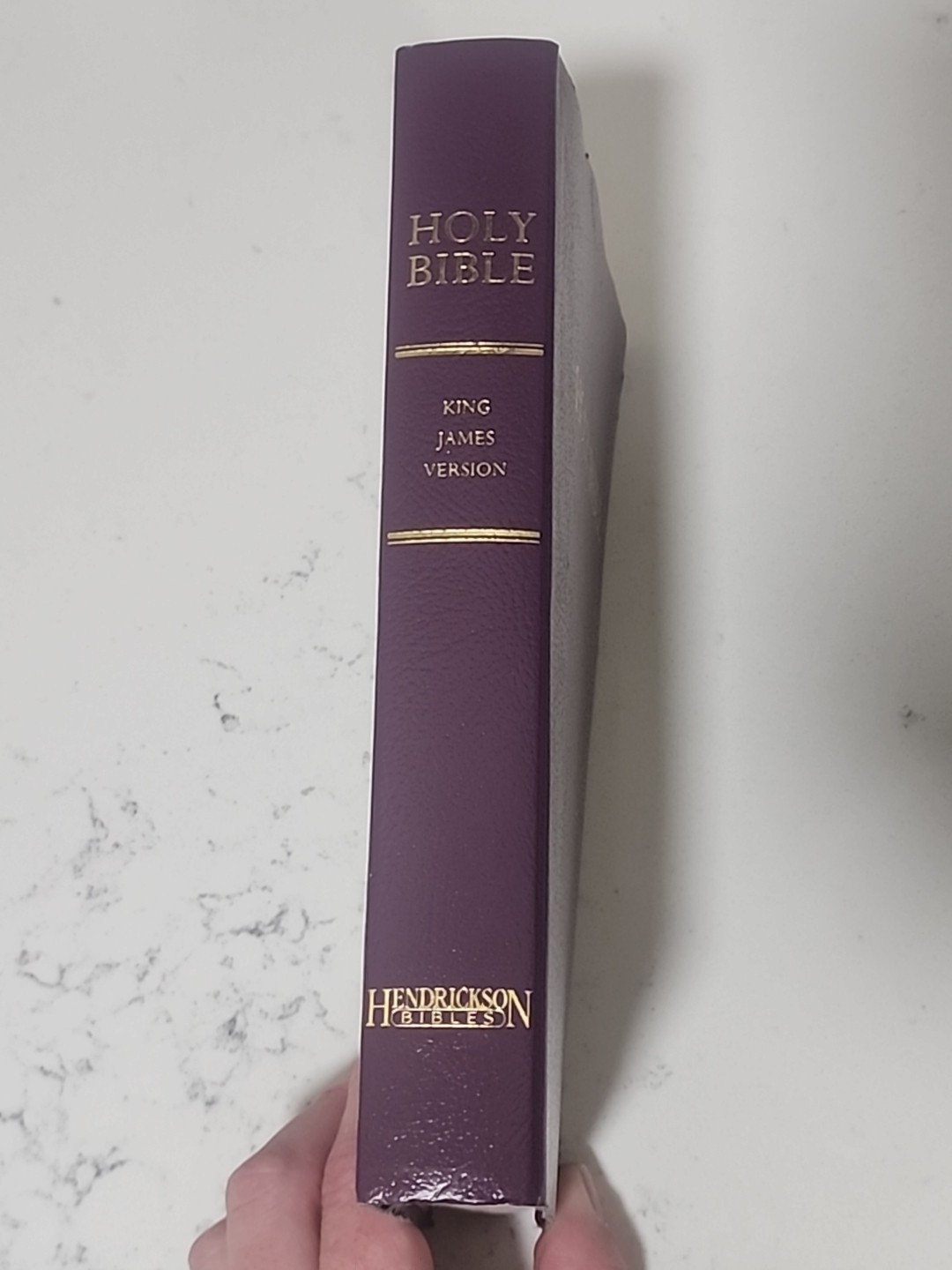 Hendrickson Bibles King James Version Purple Words Of Jesus In Red