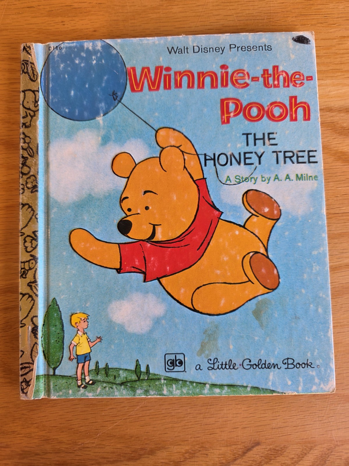 Lot of 3 Winnie-the-Pooh Little Golden Books Gopher Honey Tree Dragon Disney