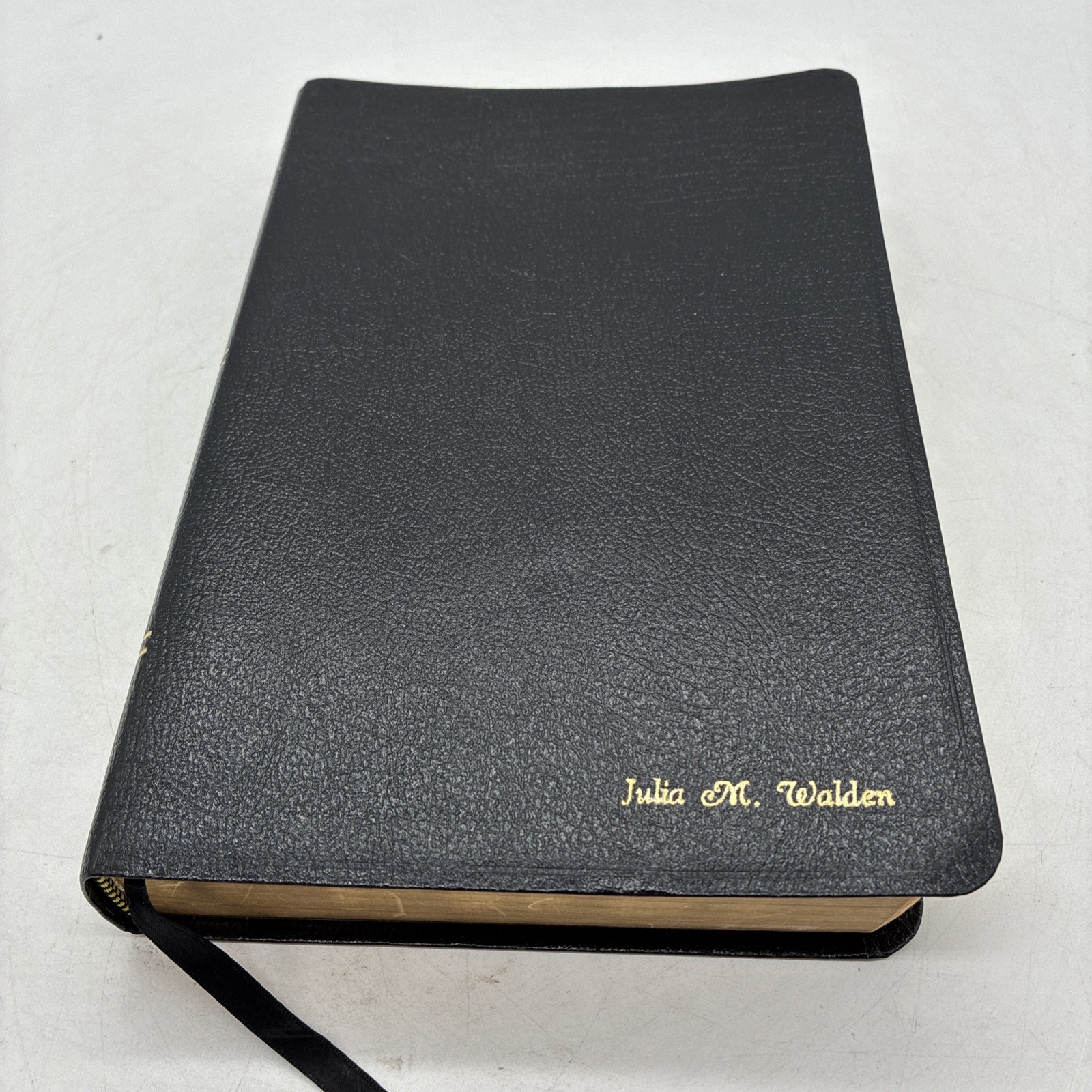 1999 Zondervan NASB STUDY BIBLE Black Bonded Leather D Red Letter USA