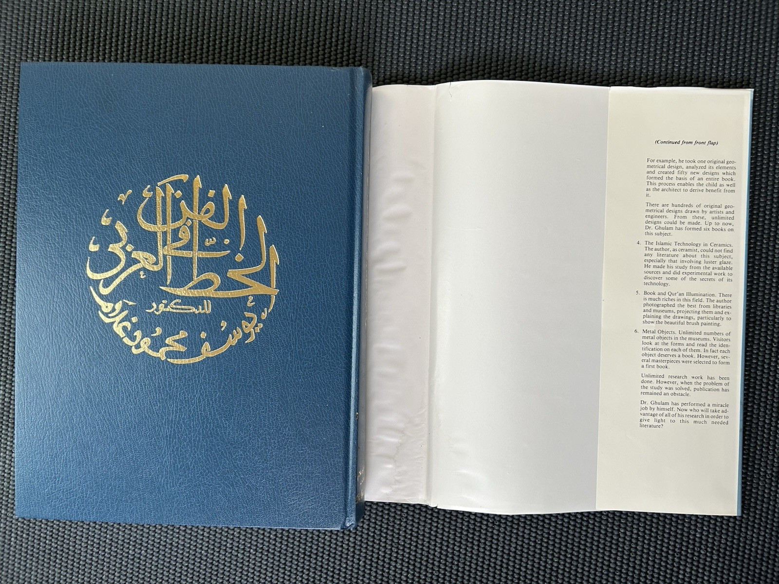 The Art of Arabic Calligraphy Hardcover – 1982 by Dr. Yousif Mahmud Ghulam