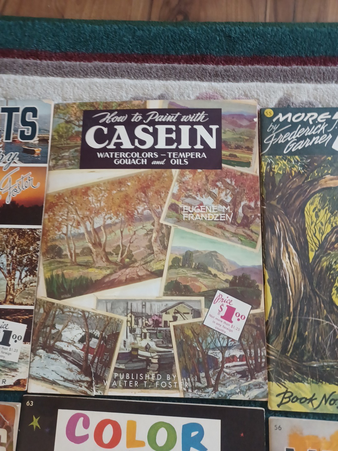 Lot of 10 Vintage WALTER T FOSTER Publication Trees Colors Abstract Landscapes