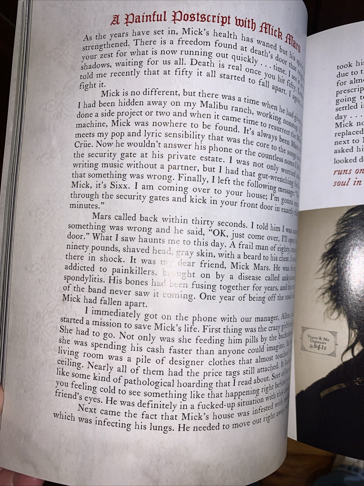 This is Gonna Hurt Picture Book PB by Nikki Sixx Music Photos Lifestyle Vivid