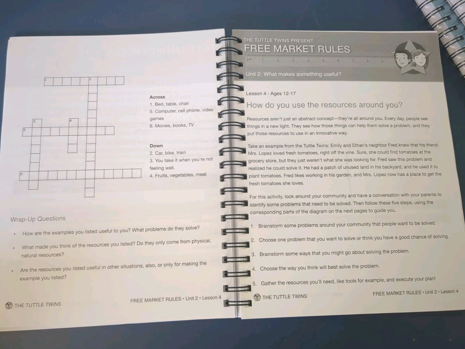 Tuttle Twins Free Market Rules Core Curriculum Units 1-30
