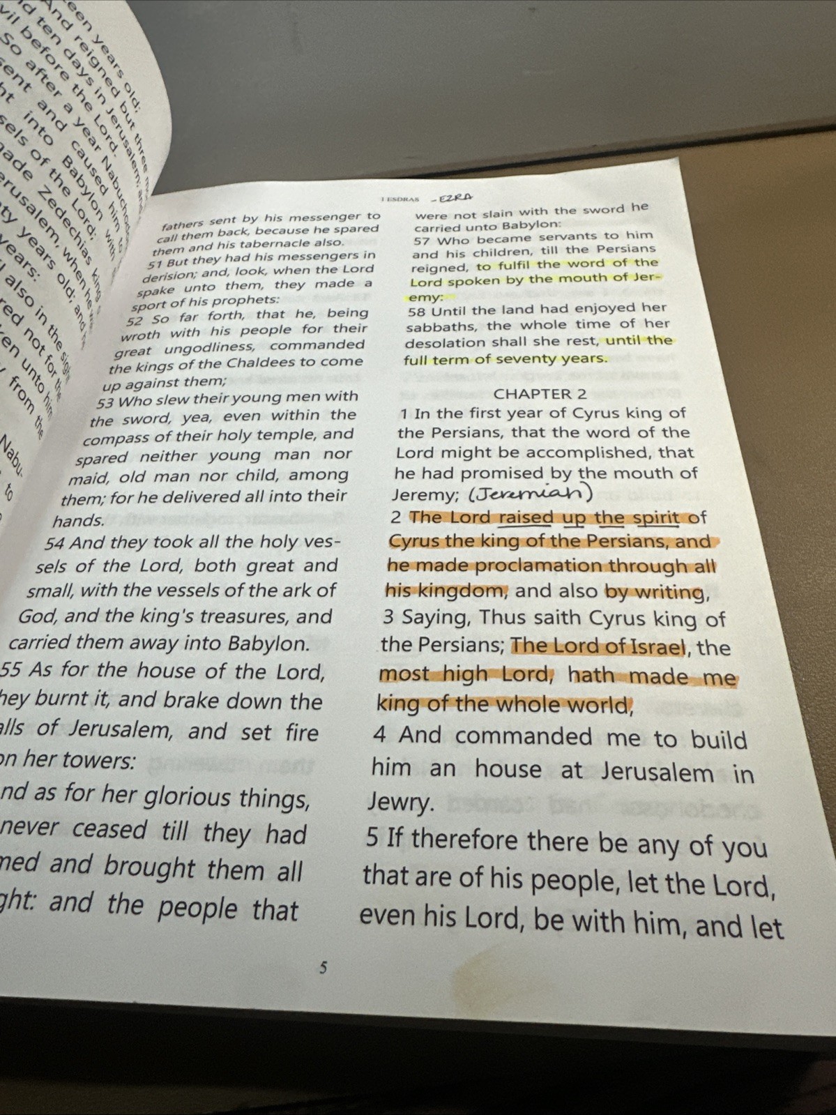 Apocrypha (Large Print): King James Version by King James Hardcover Mint Shape!