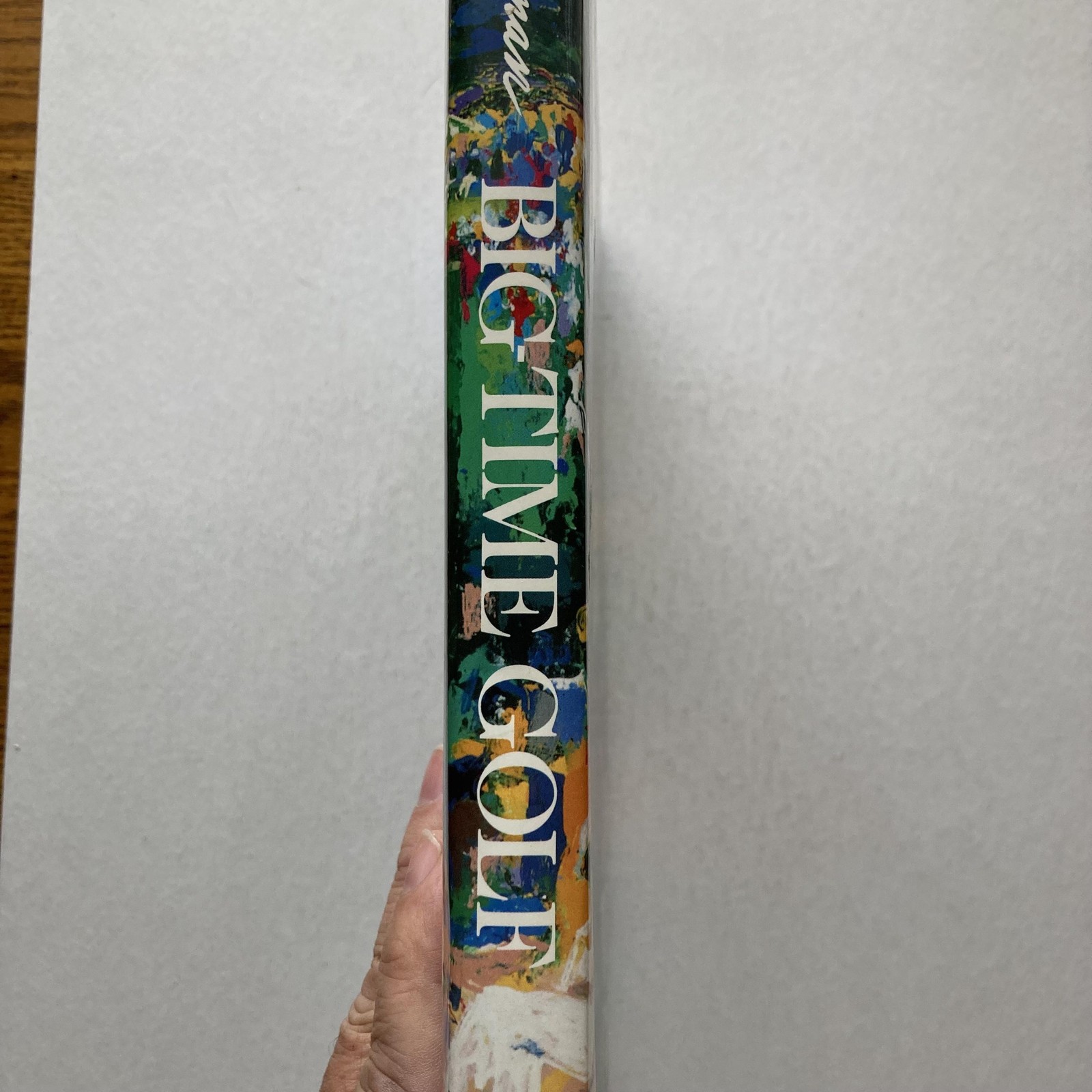 Big Time Golf LeRoy Neiman 1992 Hardcover Art Book Signed Golf Courses Photos