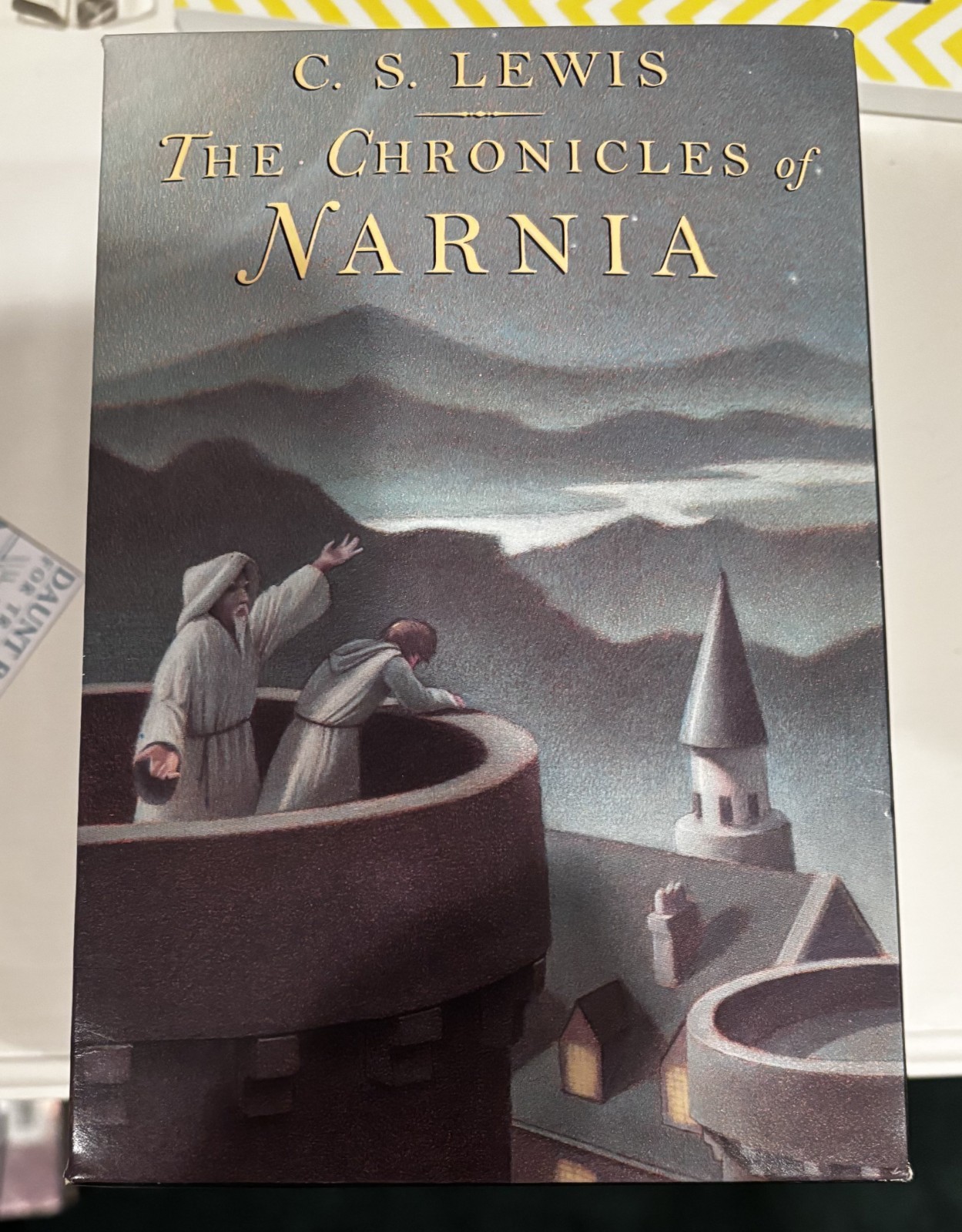CS Lewis The Chronicles of Narnia 7 Book Box Set Illustrated Pauline Baynes