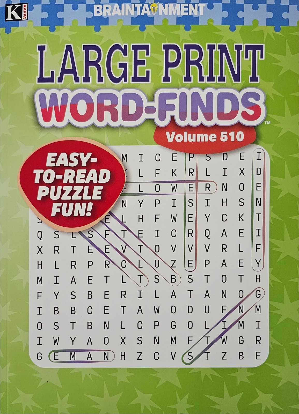 5 New Large Print Word-Finds Puzzle Books Kappa Games Vol #452-512~ Search,Hunt