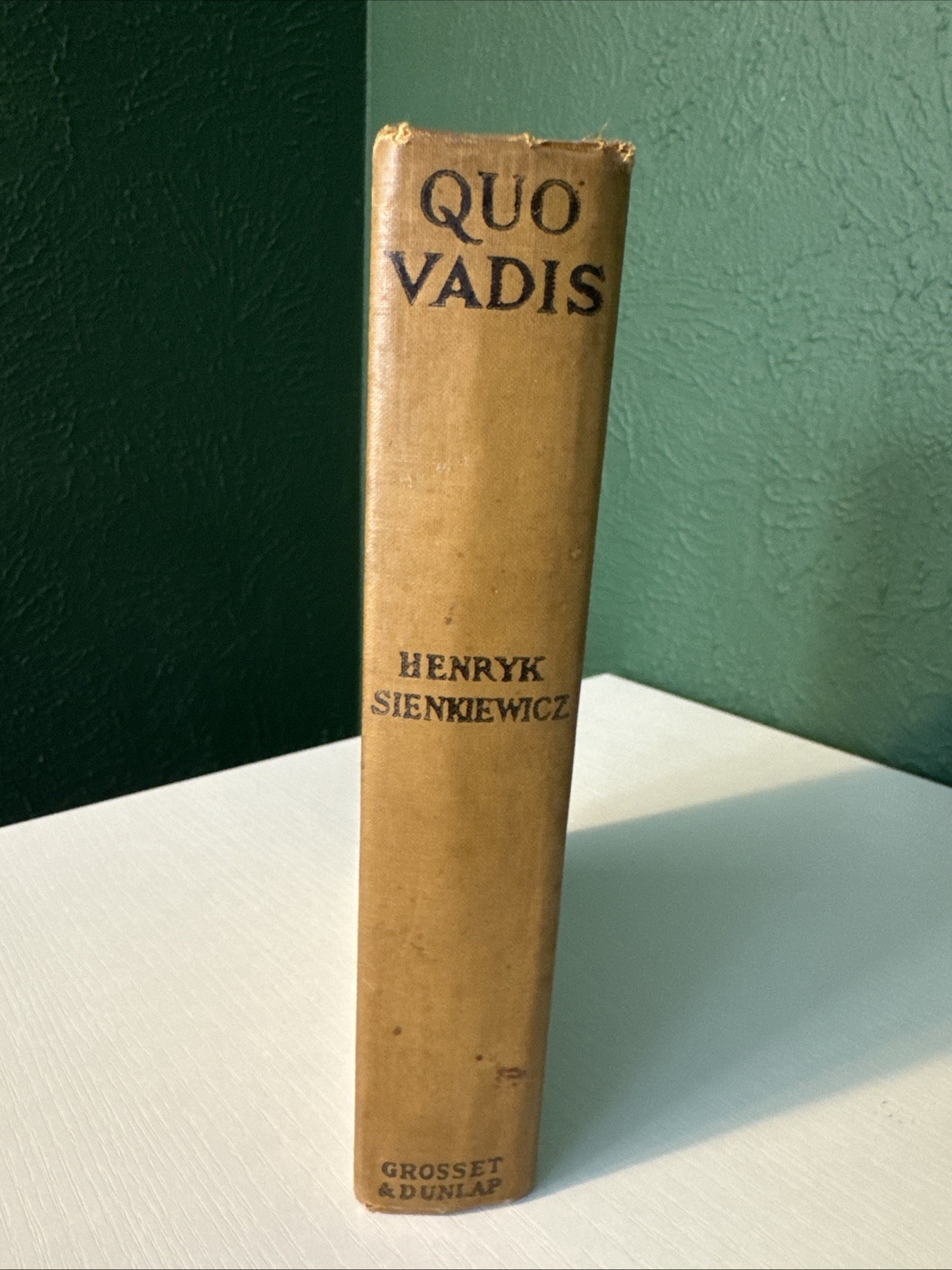 Quo Vadis by Henryk Sienkiewicz Grosset & Dunlap 1897 Edition ca. 1916