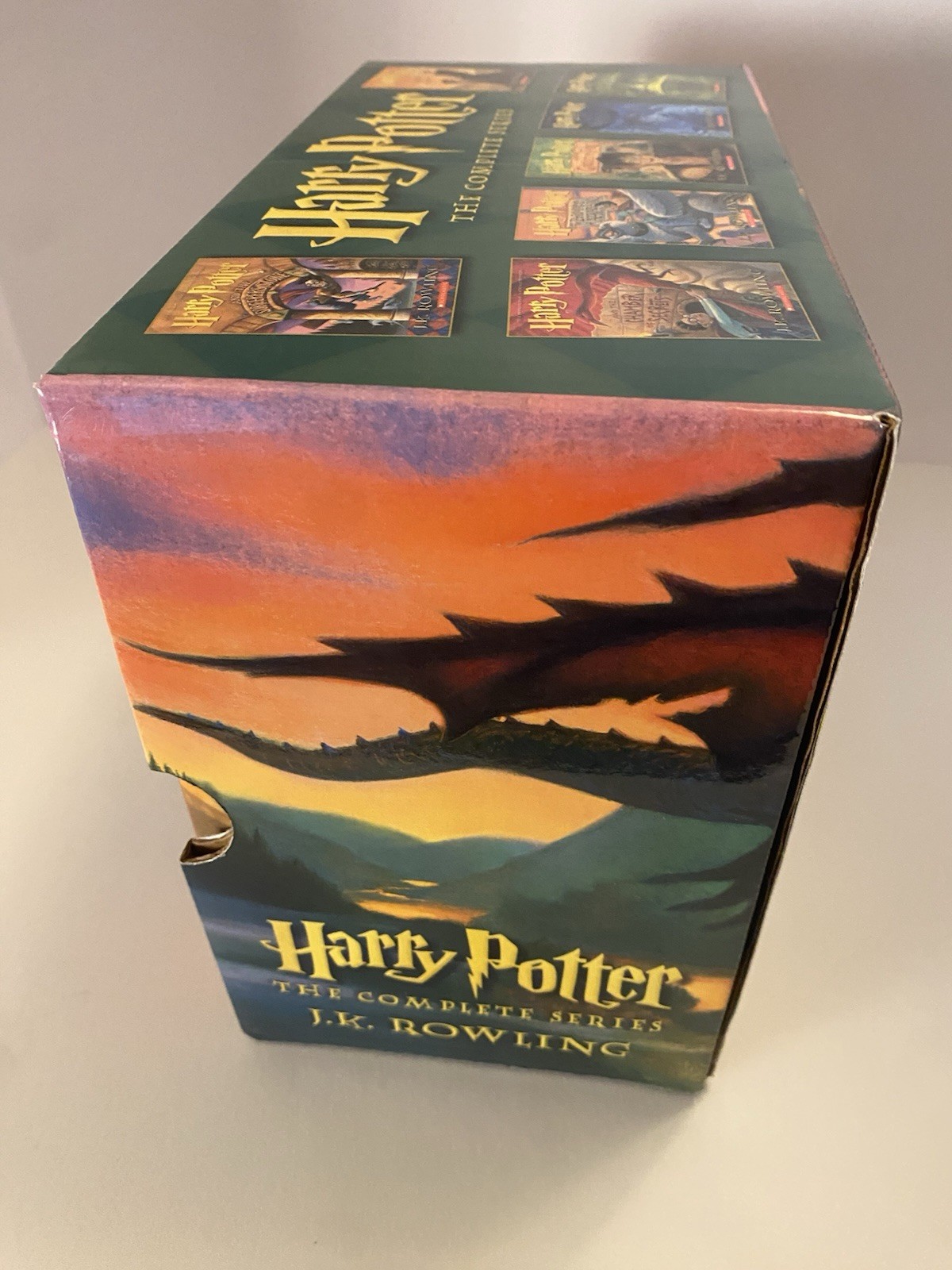 HARRY POTTER The Complete Series 1-7 Paperback Scholastic Box Set Slipcase
