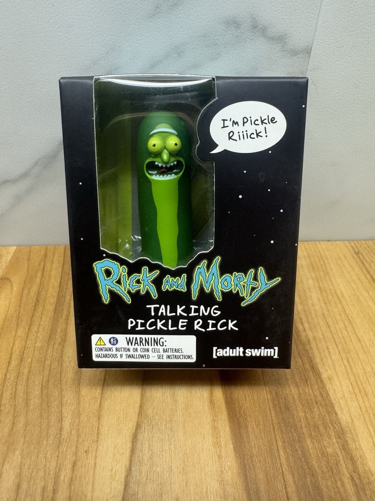 Rick and Morty Talking “Pickle Rick” by Robb Pearlman RP MINIS NIB 2019