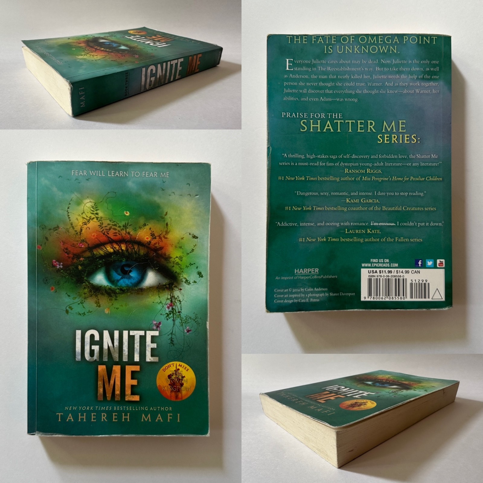 Tahereh Mafi SHATTER ME The Complete Collection – 9 Vol Trade Paperback Box Set