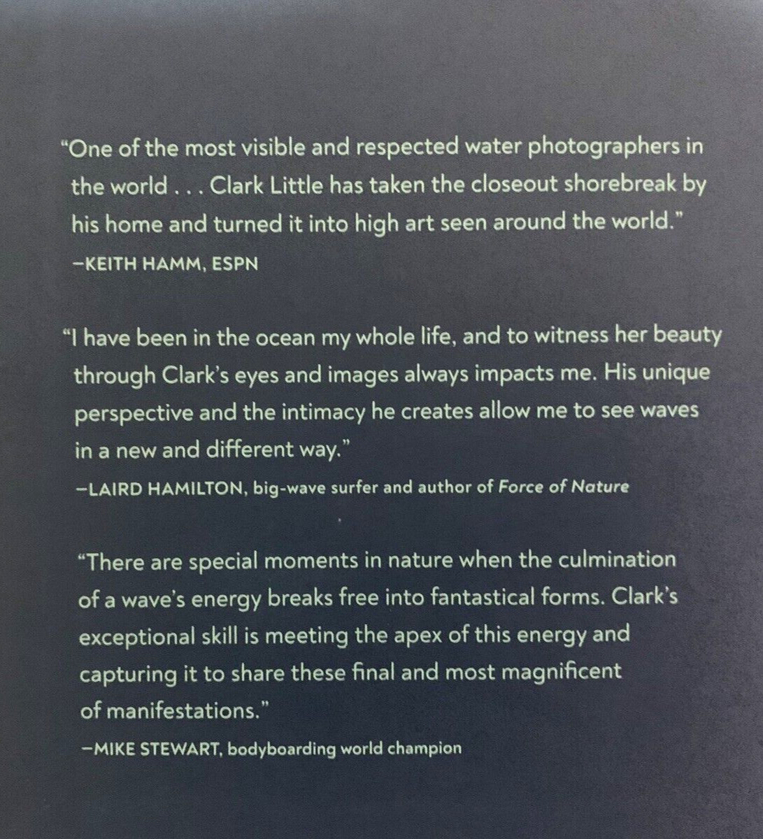 Clark Little : The Art of Waves by Clark Little 2022 Hardcover VG