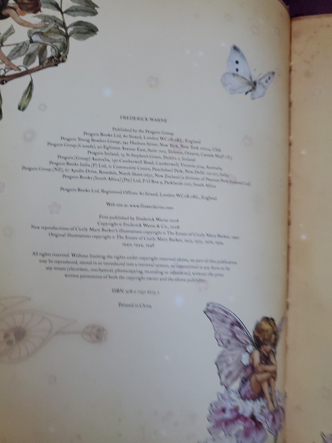 The Girls’ Book of Flower Fairies (HC, 2008) Frederick Warne (Crafts & Stories)
