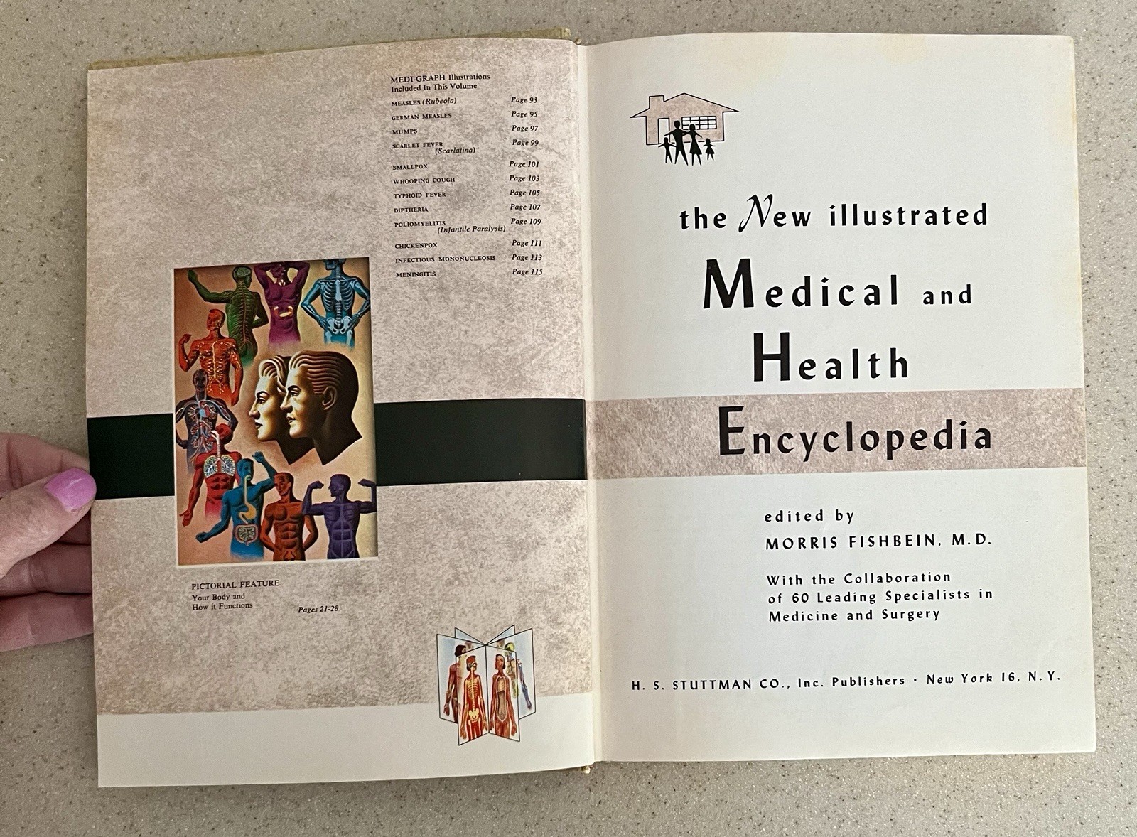 Vtg 1964 The New Illustrated Medical & Health Encyclopedia 1-14 Complete Set HB