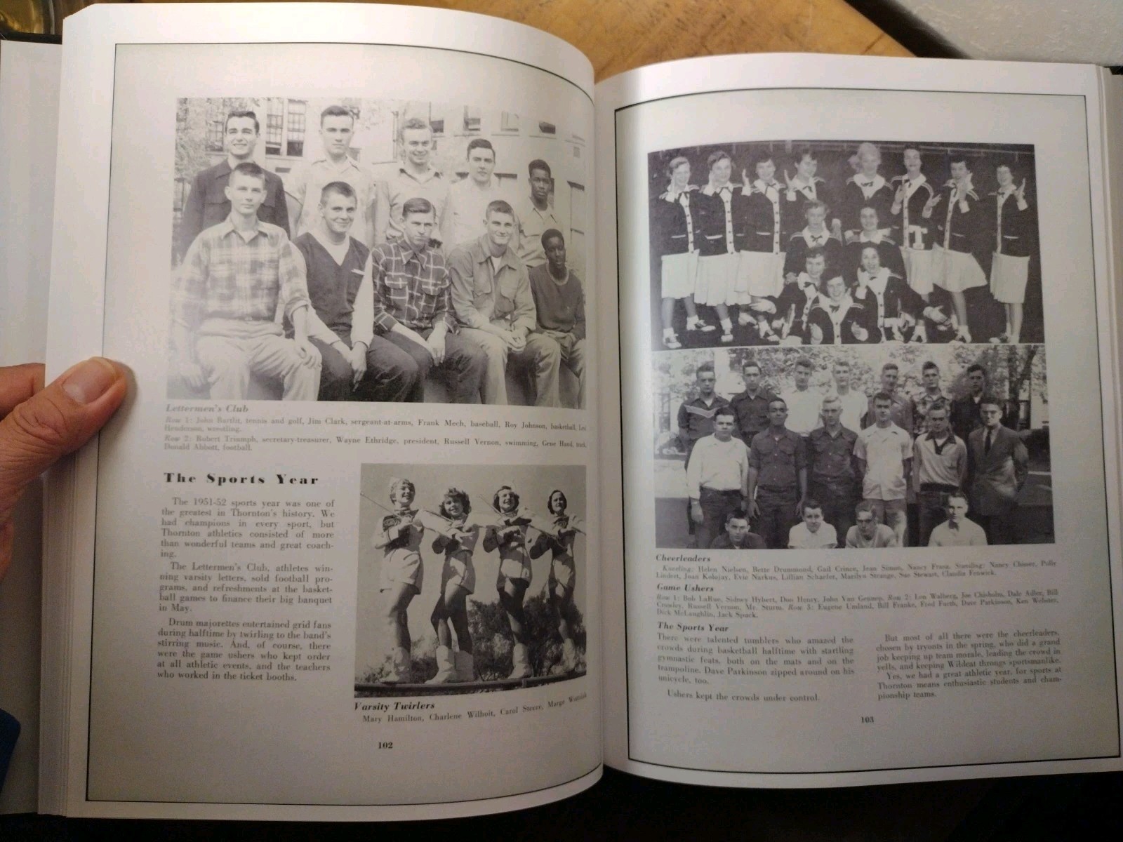 1952 THORNTON TOWNSHIP High School Yearbook (Harvey, Illinois)- Clean/No Writing