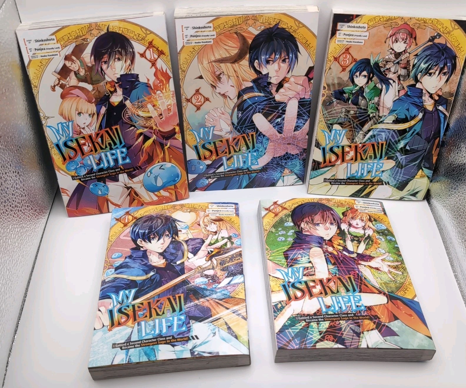 My Isekai Life Vol 1-10 English Manga Set Square Enix Shinkoshoto