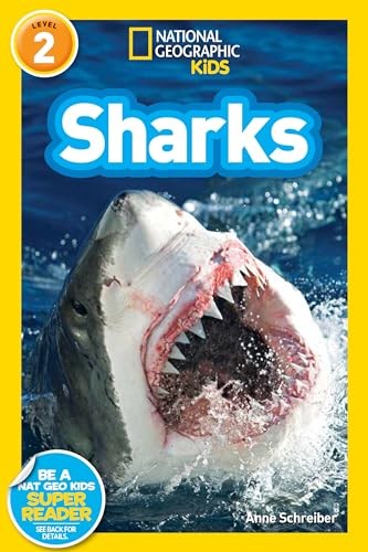 National Geographic Readers: Sharks! (Science Reader Level 2) – Paperback – GOOD