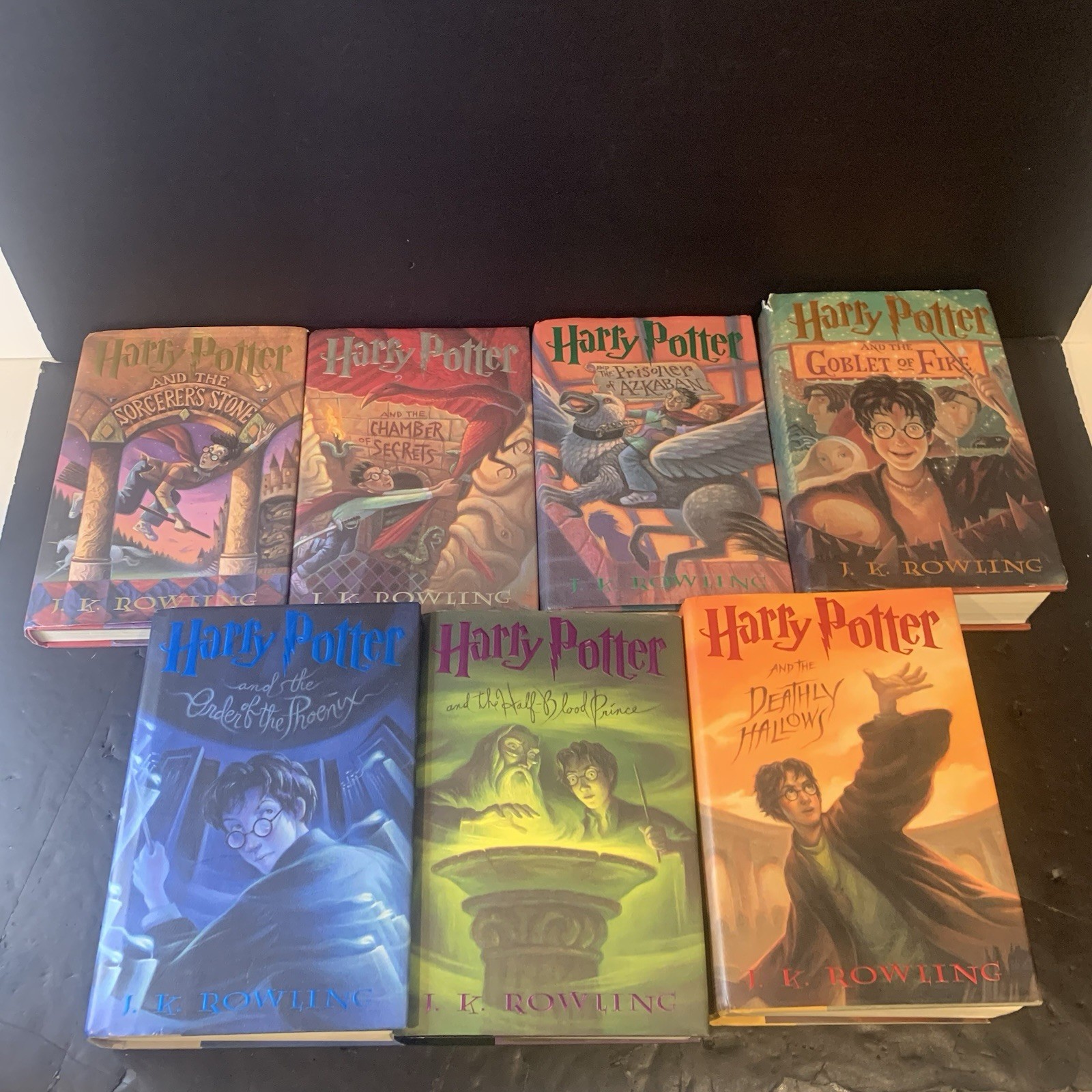 Harry Potter Complete Hardcover Book Set Lot 1-7 1st American Edition