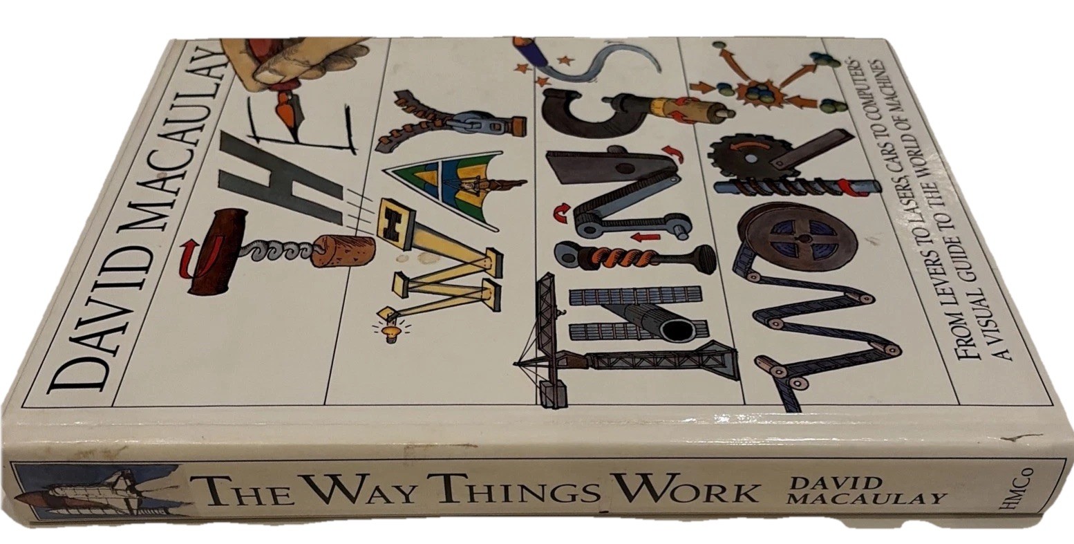 Signed David Macaulay The Way Things Work 1988 Hardcover Dust Jacket Houghton