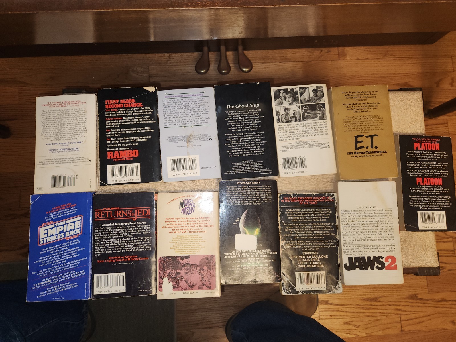 13 Vintage Movie Novelization Paperback Books – E.T., Rambo, Alien, Jaws 2
