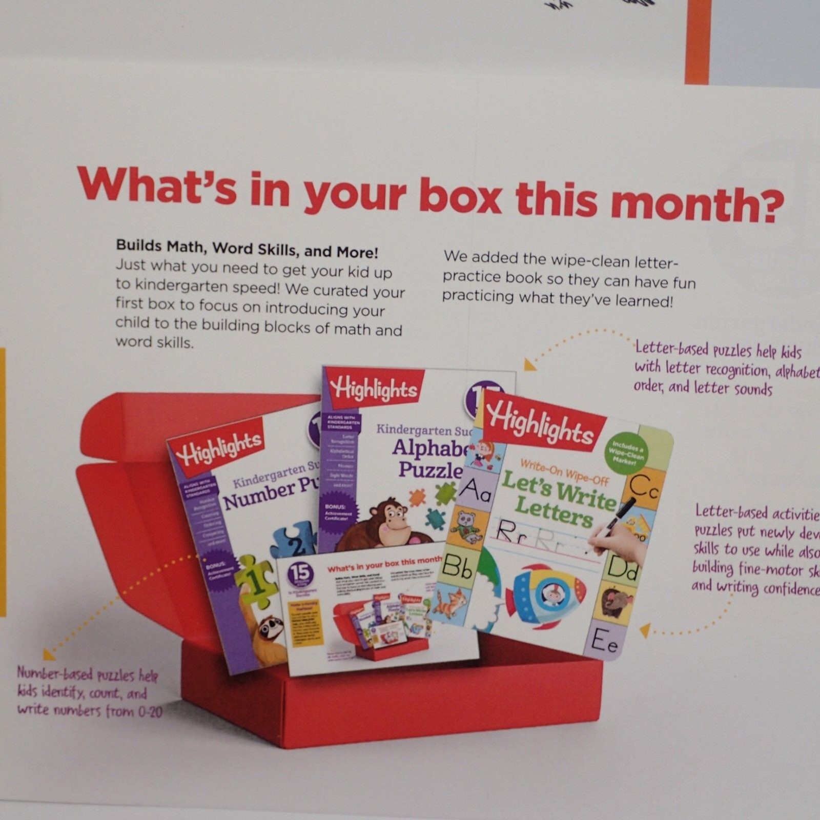 Highlights 15 Minutes A Day Kindergarten Success My Learning Box + Bonus Items!