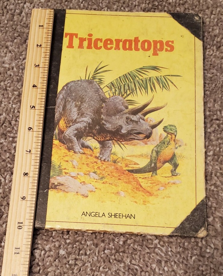 Lot Of 4 Children’s Dinosaur Picture Books Educational Fold Out Flaps 1 Vintage