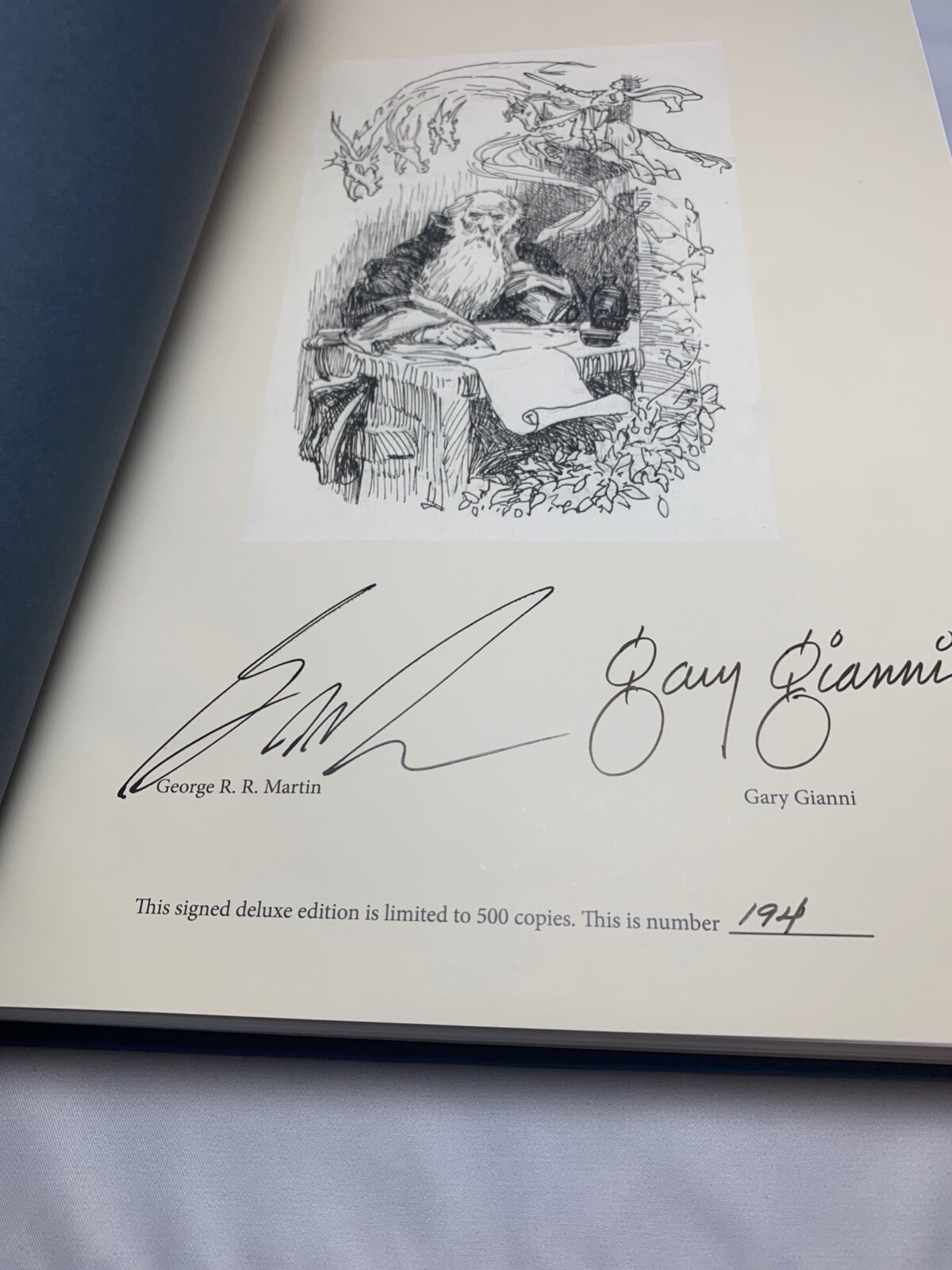 Art of Gary Gianni for George R.R. Martin’s Seven Kingdoms Ltd. #194/500 Flesk