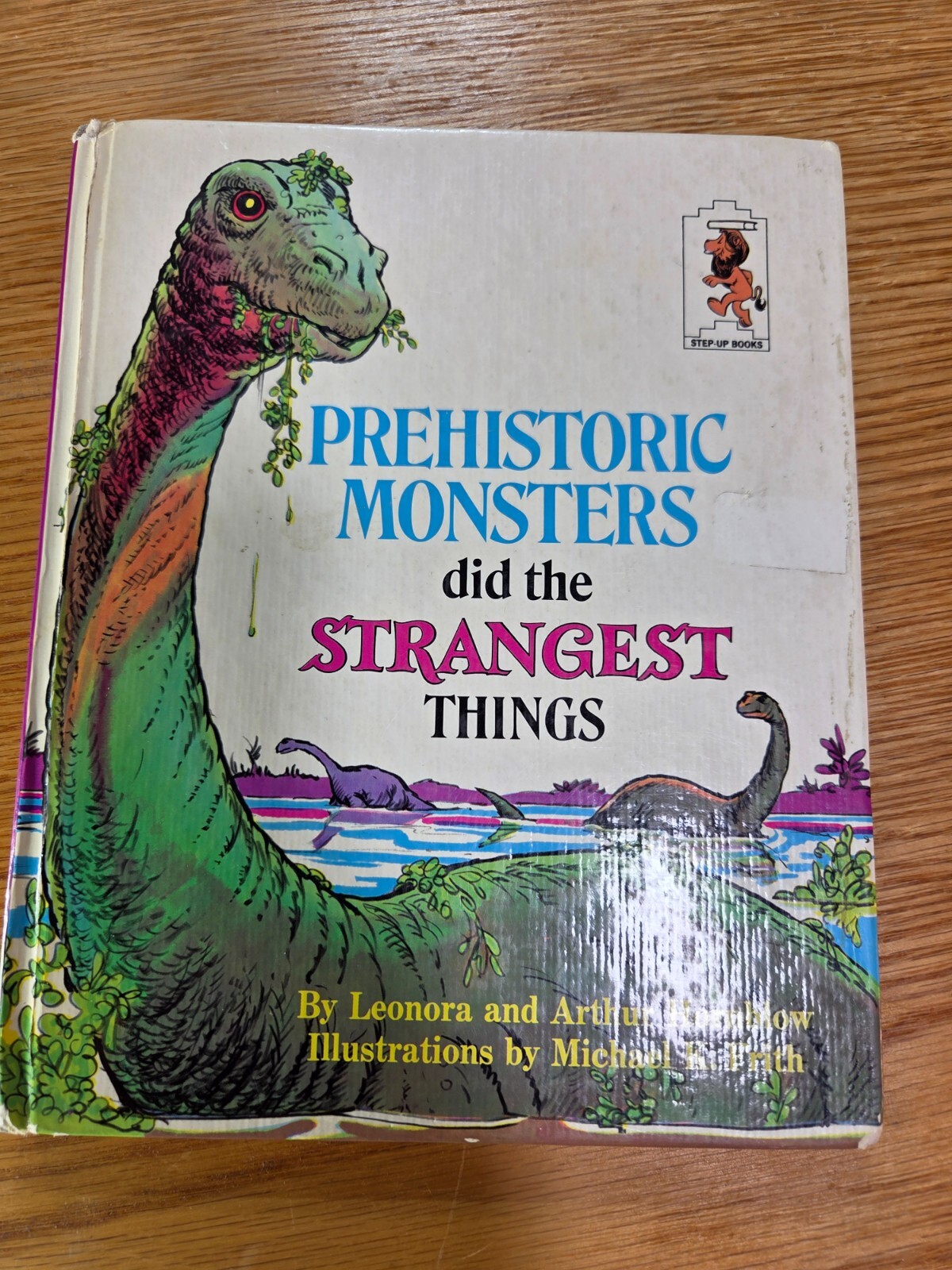 Prehistoric Monsters Did the Strangest Things 1974 Hardcover HC