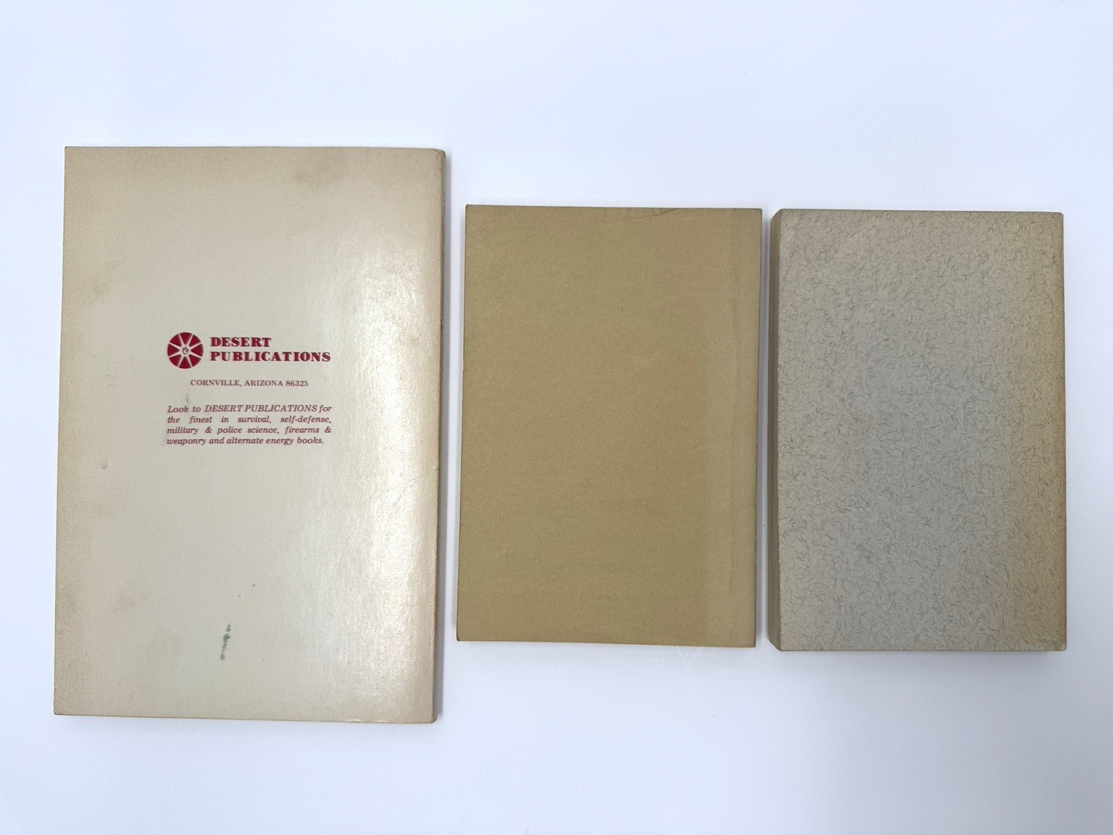 Lot of 3 Vintage The Combat Bookshelf Books Military Ranger Training AK-47 Riot