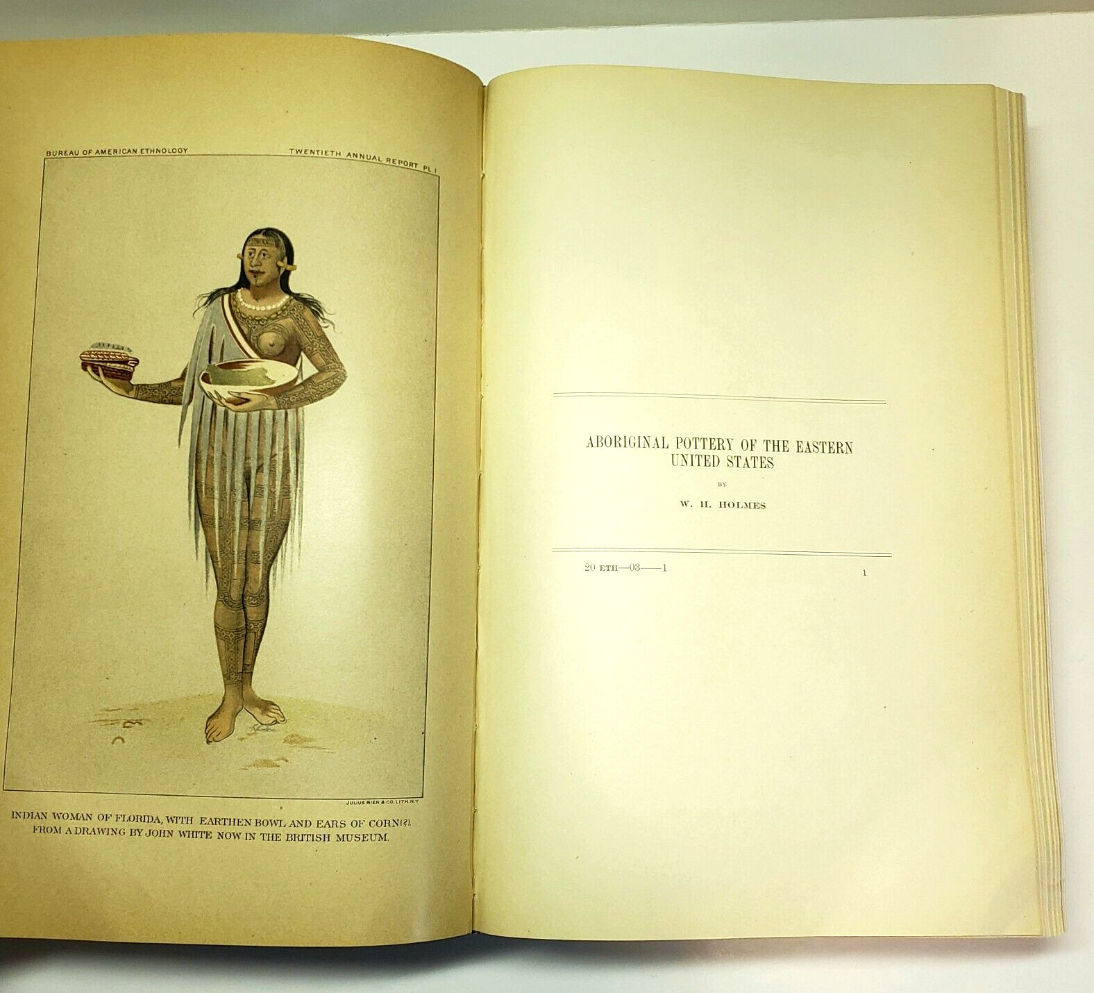 American Indian Ethnology Twentieth 20th Annual Report 1898 – 1899
