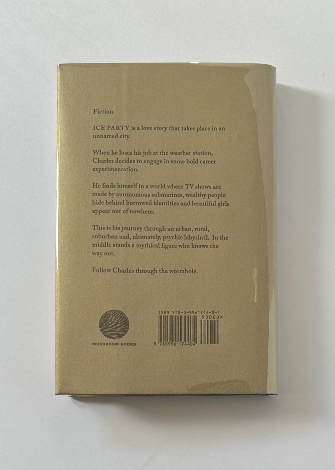 SUMEET BANERJI Ice Party: A Novel | 2015 Mushroom Books First Edition Hardcover