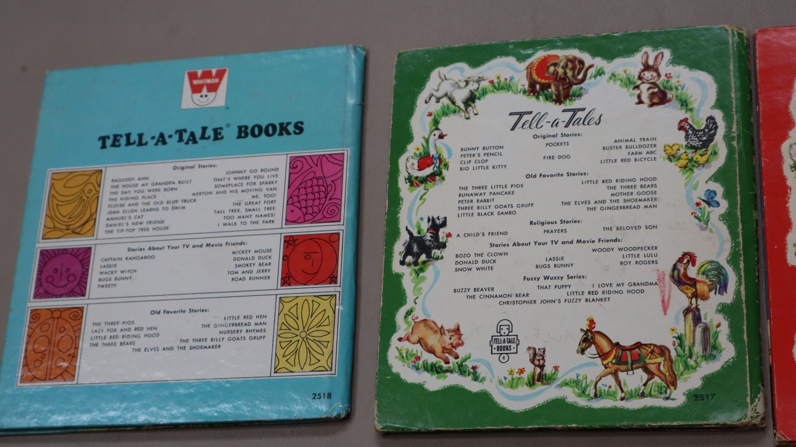 5 Vintage Tell-a-Tales Books – SEE PHOTOS FOR TITLES – 5.5″ x 6.5″